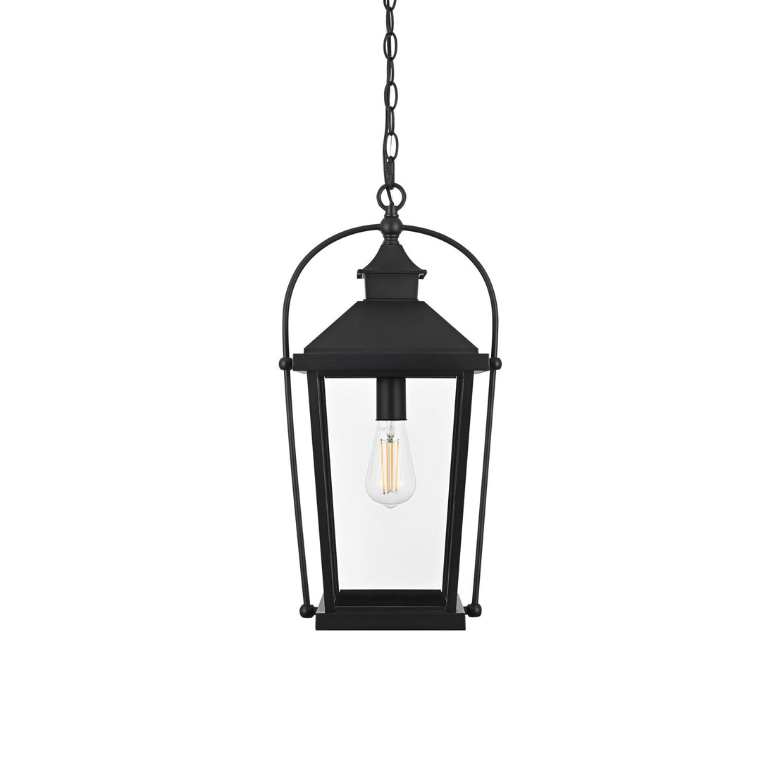21 Inch Outdoor Pendant In Black