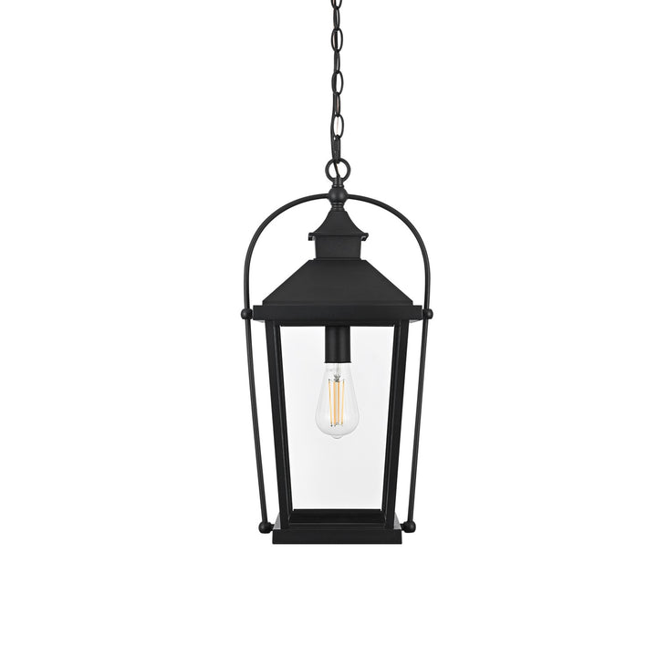 21 Inch Outdoor Pendant In Black