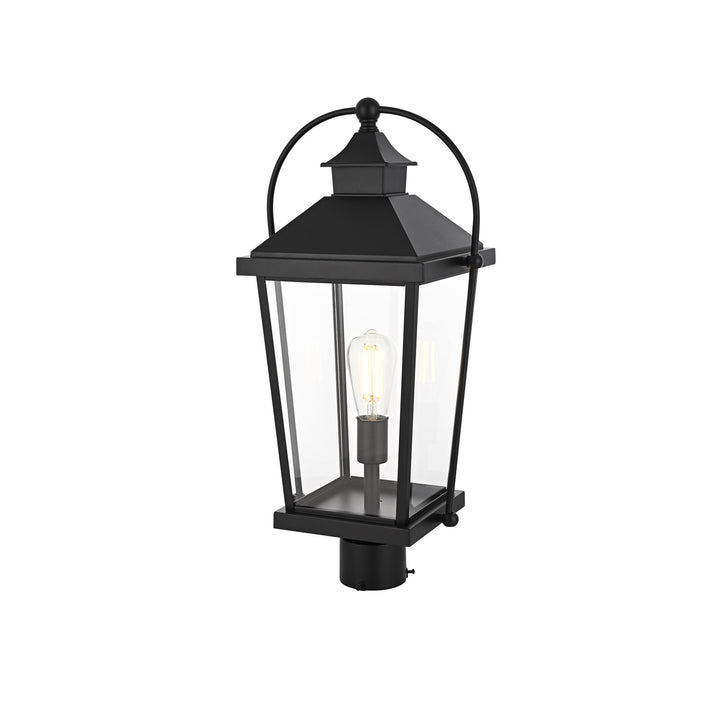 23 Inch Outdoor Post Light In Black