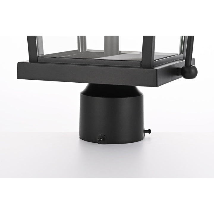 23 Inch Outdoor Post Light In Black