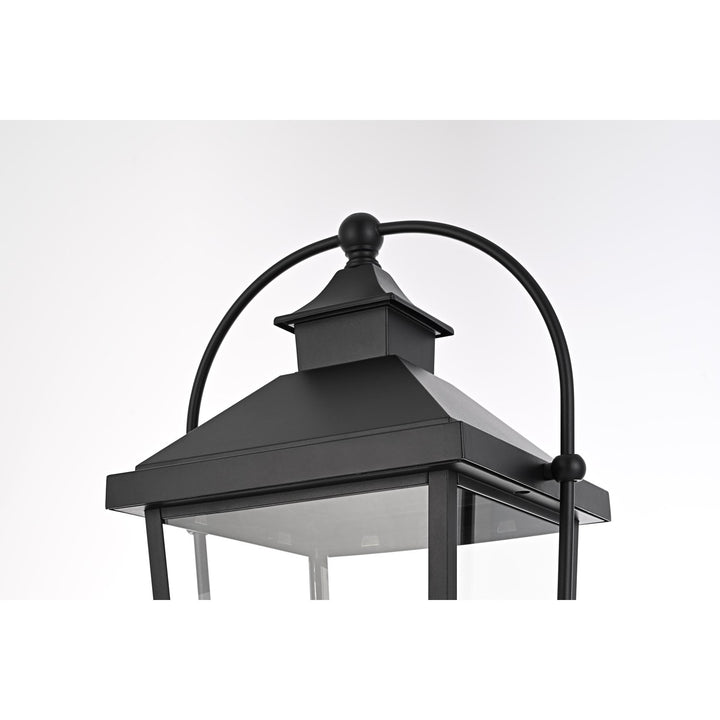 23 Inch Outdoor Post Light In Black