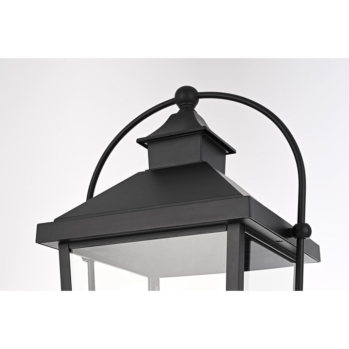 27 Inch Outdoor Post Light In Black