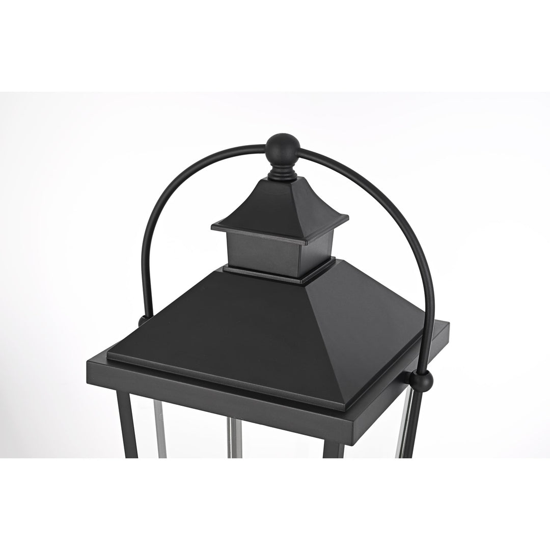 27 Inch Outdoor Post Light In Black