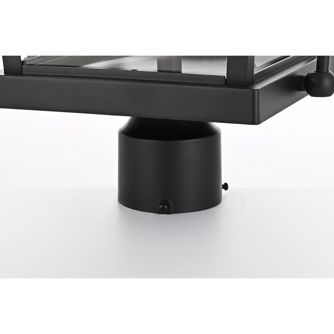 27 Inch Outdoor Post Light In Black