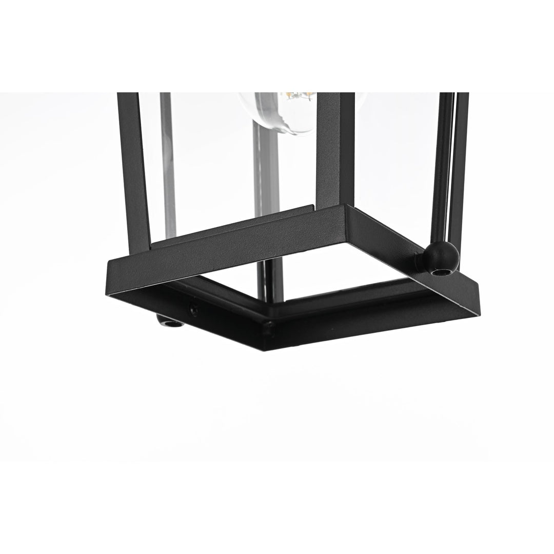14 Inch Outdoor Wall Sconce In Black