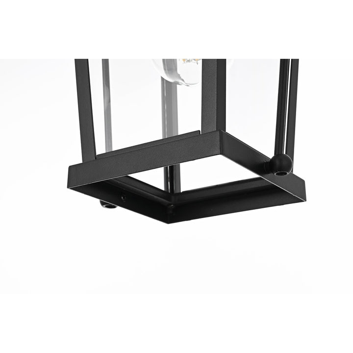 14 Inch Outdoor Wall Sconce In Black