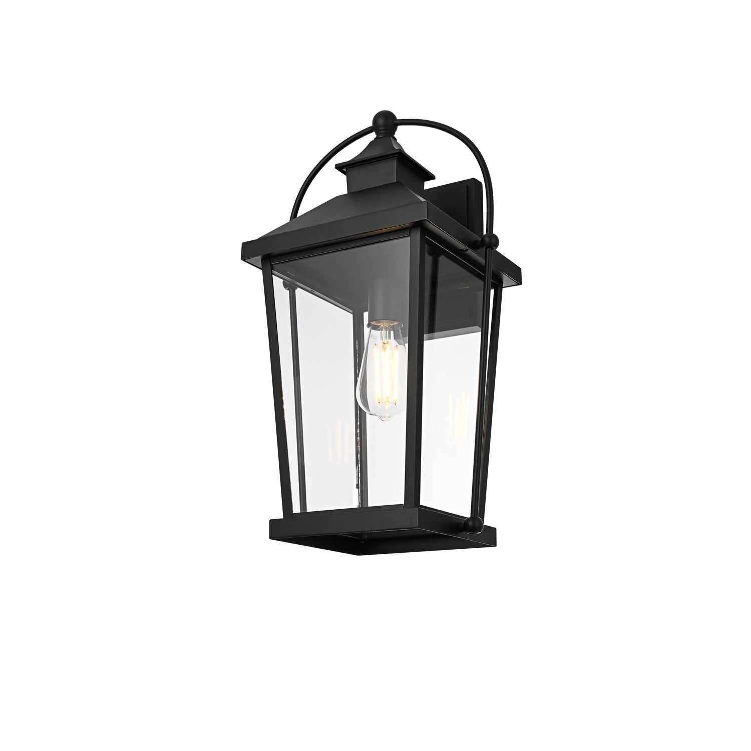 20 Inch Outdoor Wall Sconce In Black