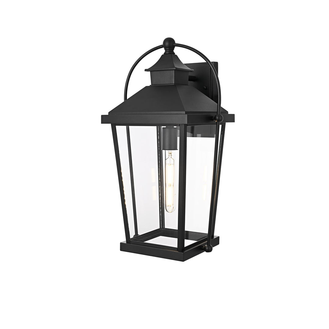 20 Inch Outdoor Wall Sconce In Black