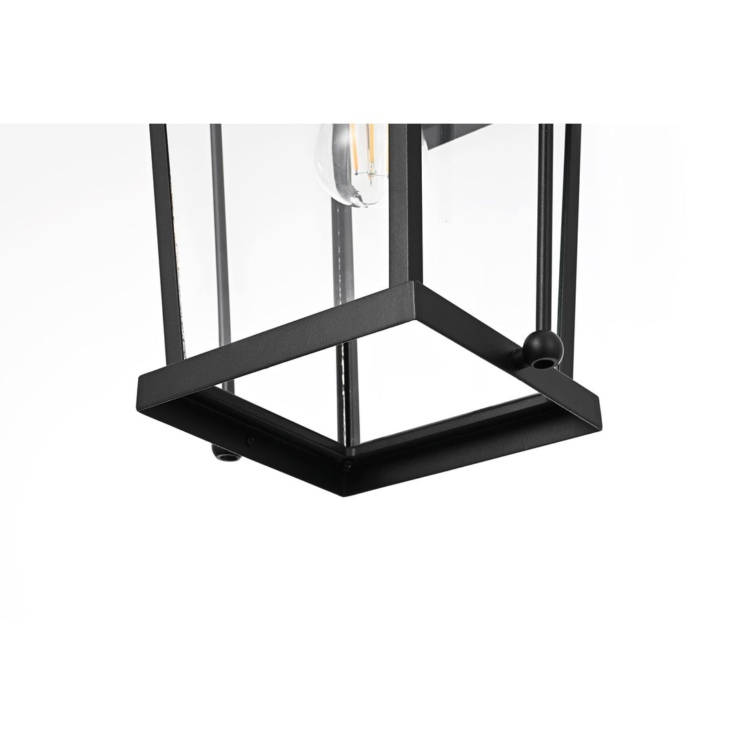 20 Inch Outdoor Wall Sconce In Black