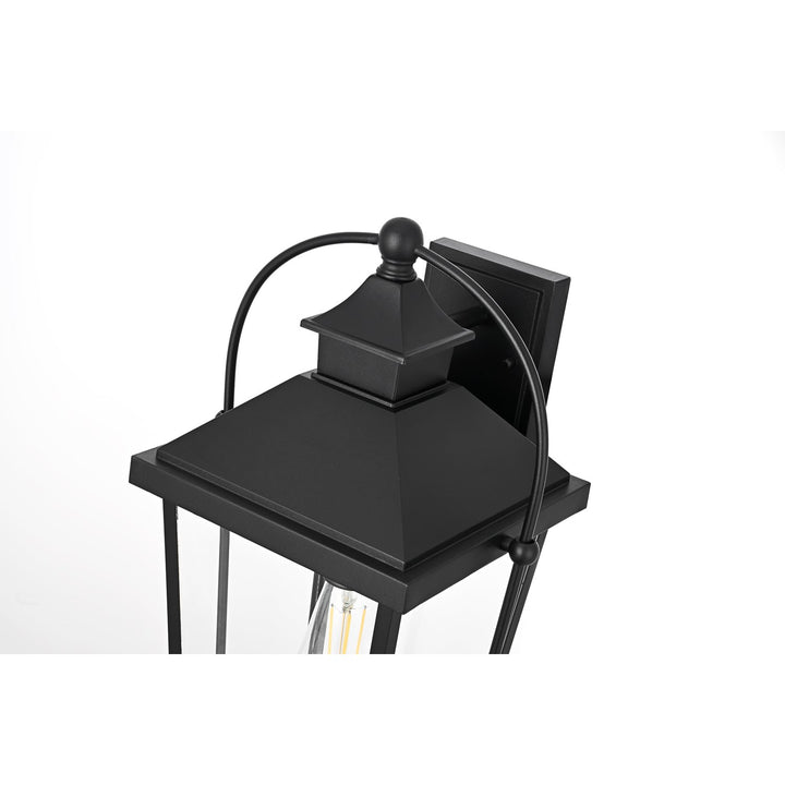 20 Inch Outdoor Wall Sconce In Black