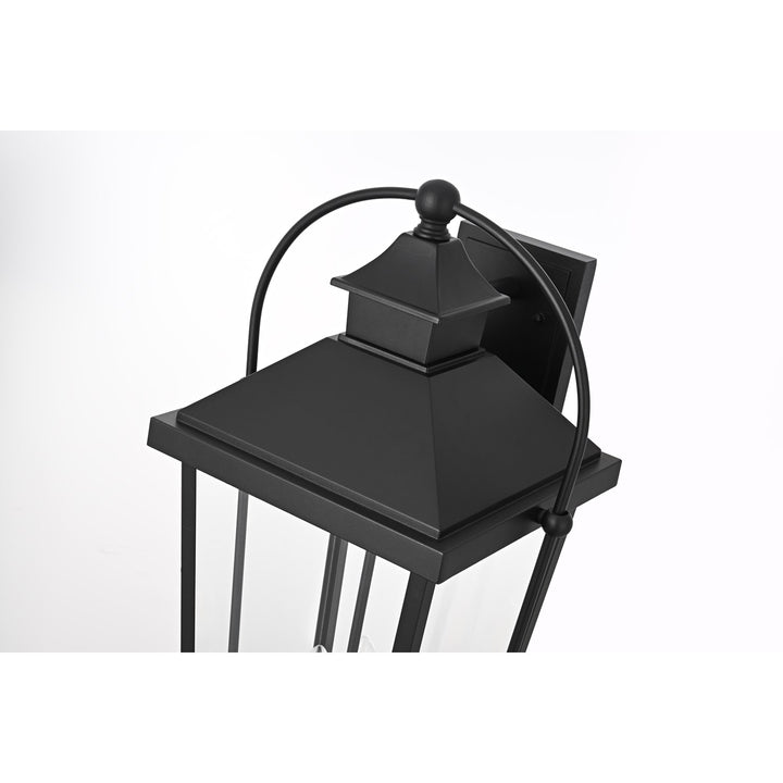 24 Inch Outdoor Wall Sconce In Black