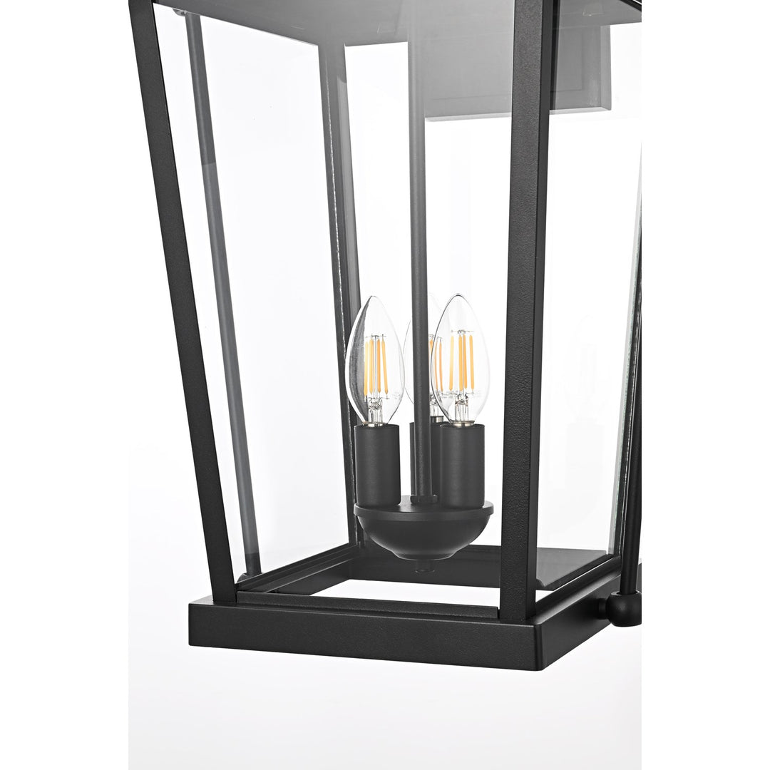 24 Inch Outdoor Wall Sconce In Black