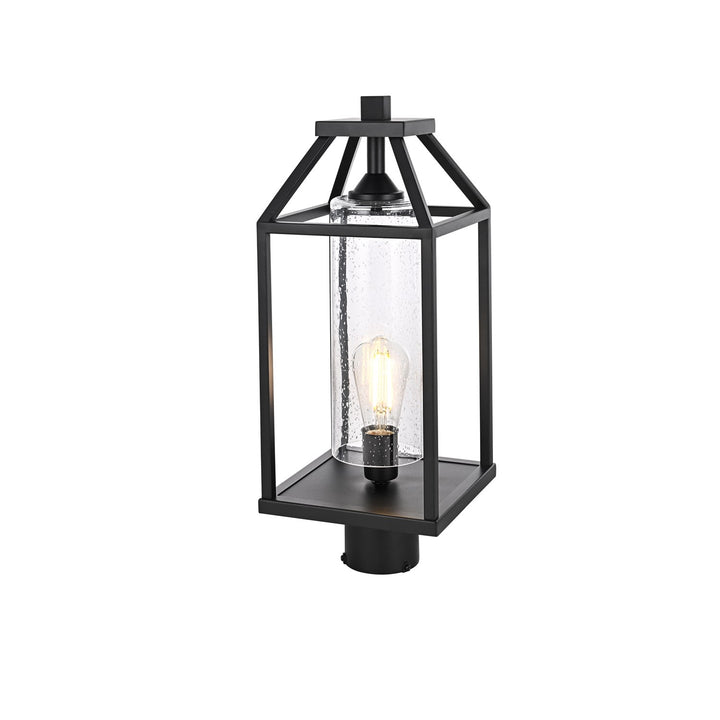 21 Inch Outdoor Post Light In Black