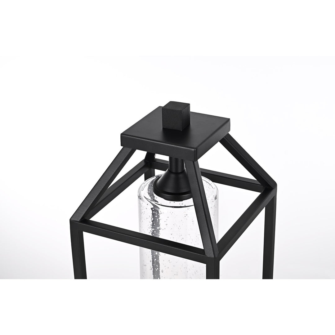 21 Inch Outdoor Post Light In Black