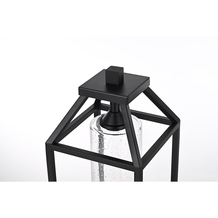 21 Inch Outdoor Post Light In Black