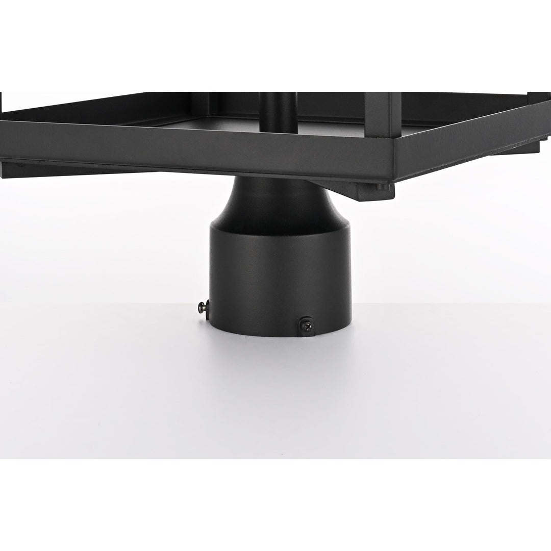 26 Inch Outdoor Post Light In Black