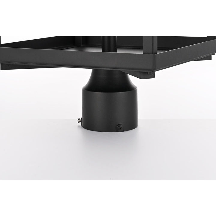 26 Inch Outdoor Post Light In Black