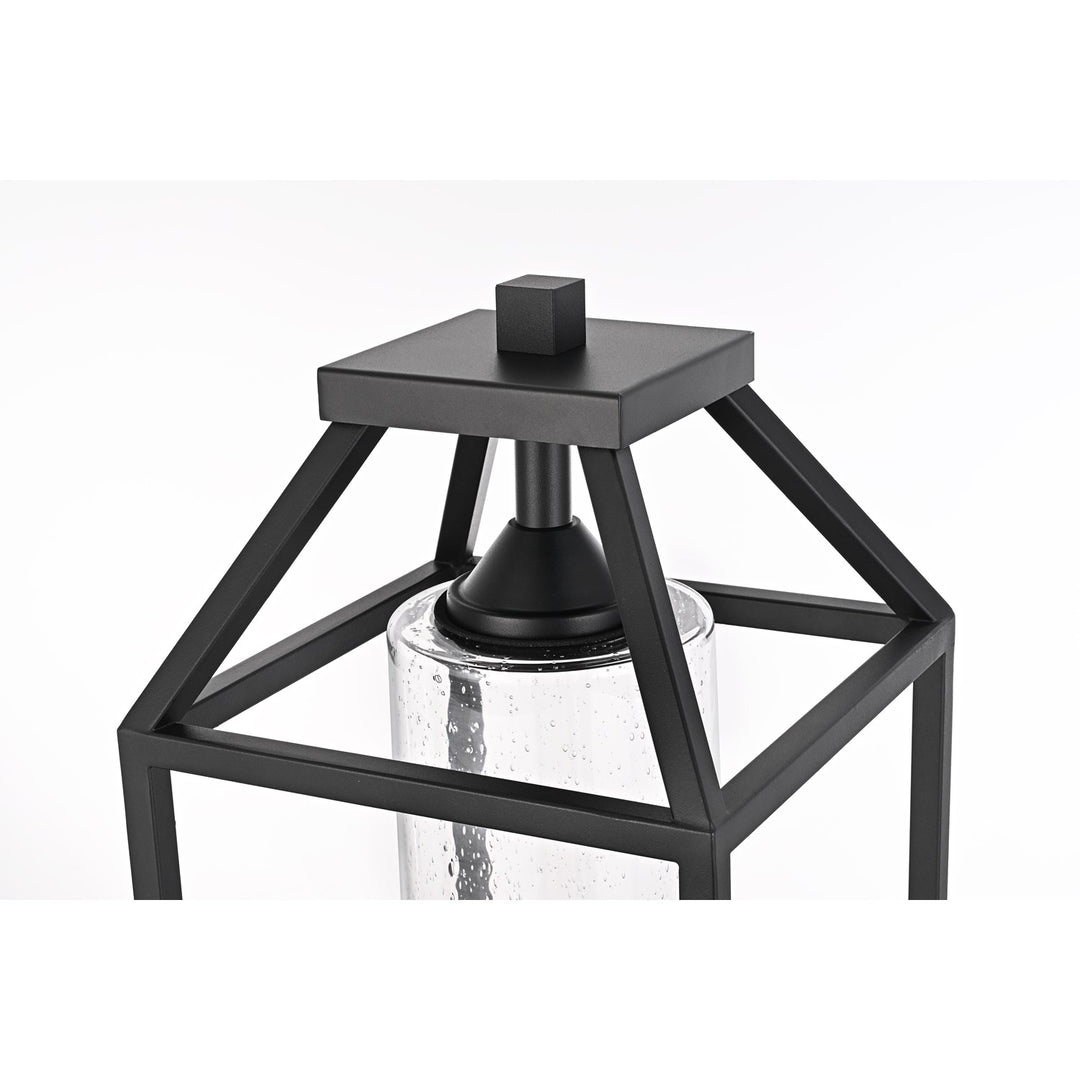 26 Inch Outdoor Post Light In Black