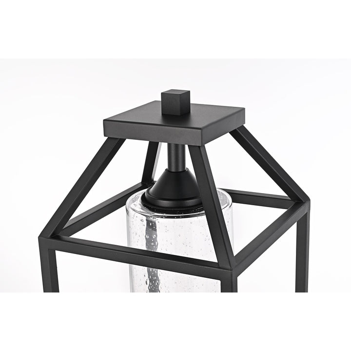 26 Inch Outdoor Post Light In Black