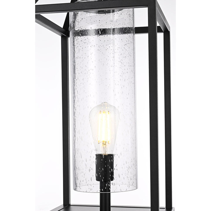 26 Inch Outdoor Post Light In Black
