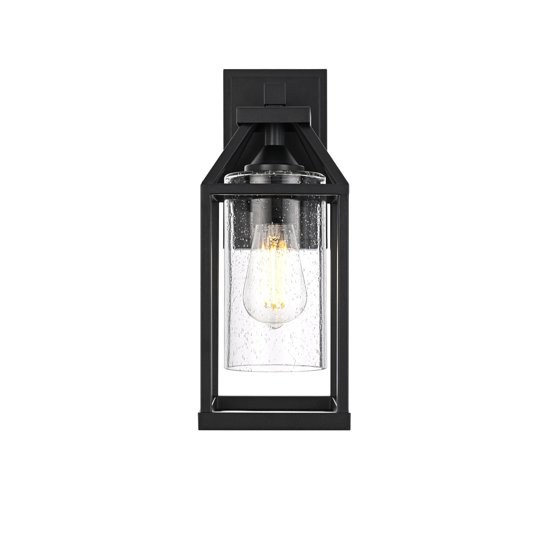 14 Inch Outdoor Wall Sconce In Black by Elegant Lighting