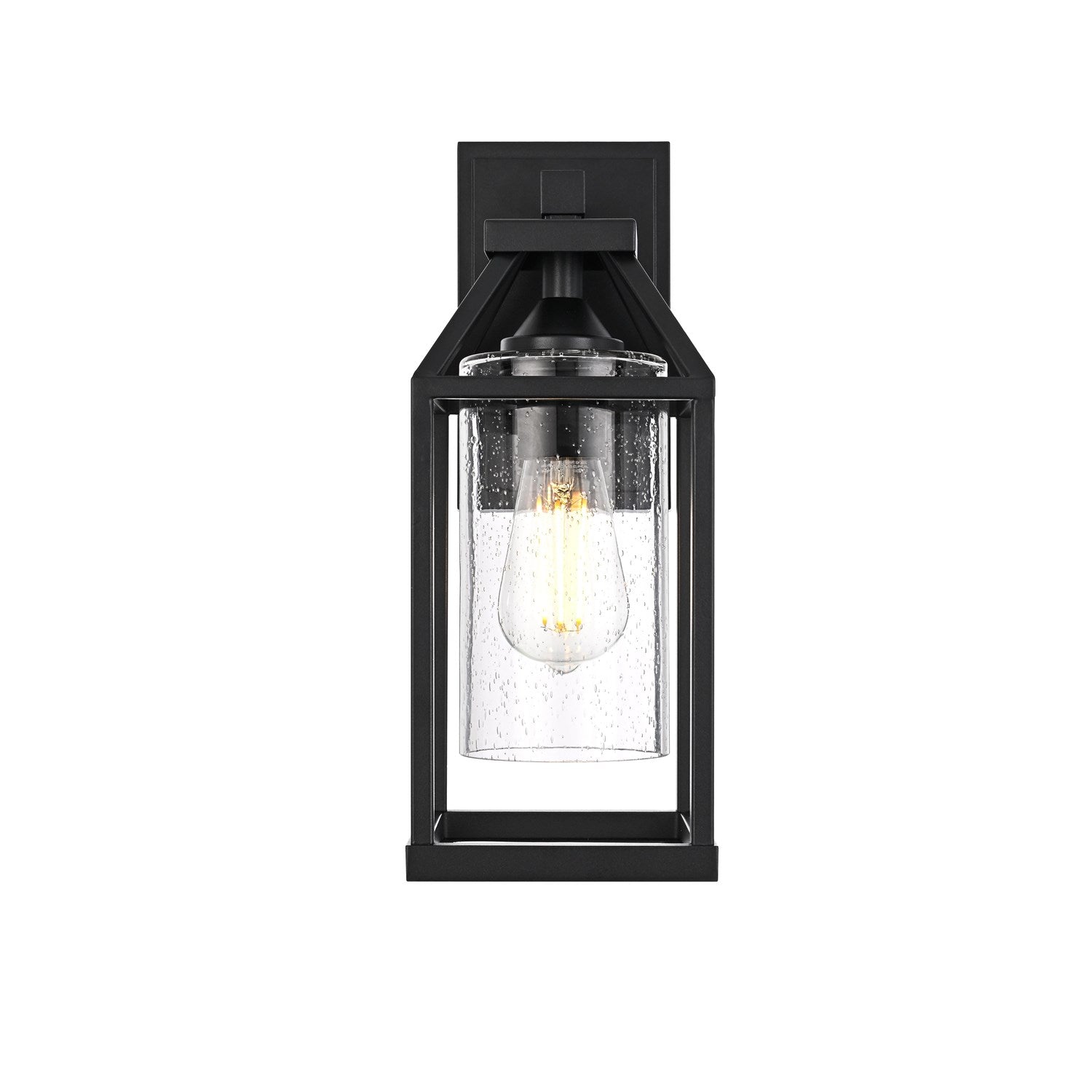 14 Inch Outdoor Wall Sconce In Black by Elegant Lighting