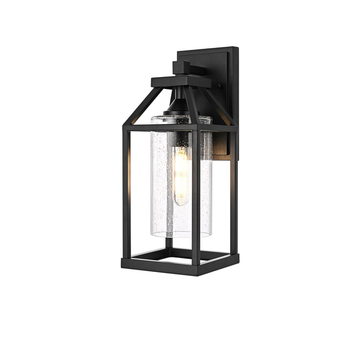 14 Inch Outdoor Wall Sconce In Black