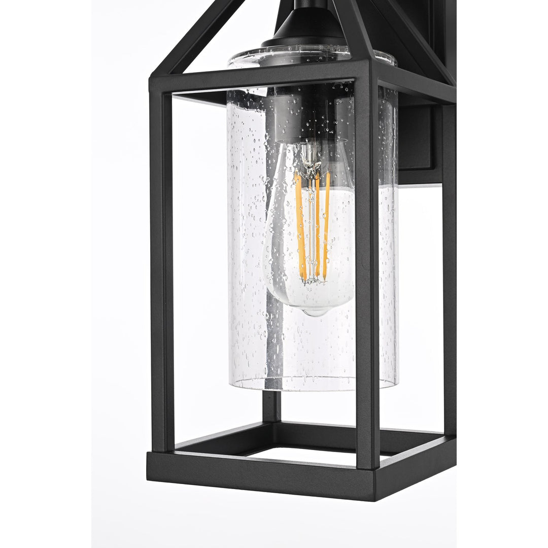 14 Inch Outdoor Wall Sconce In Black