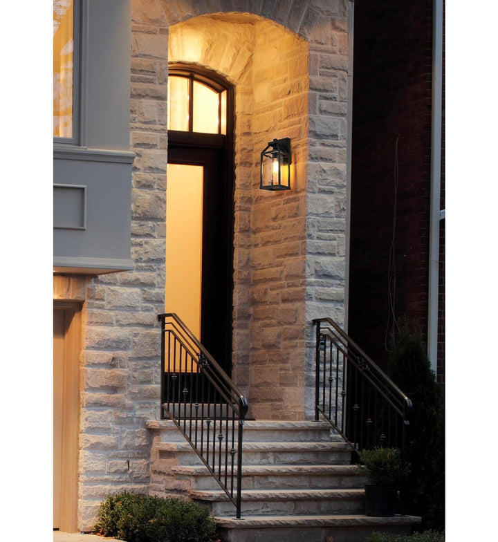 14 Inch Outdoor Wall Sconce In Black
