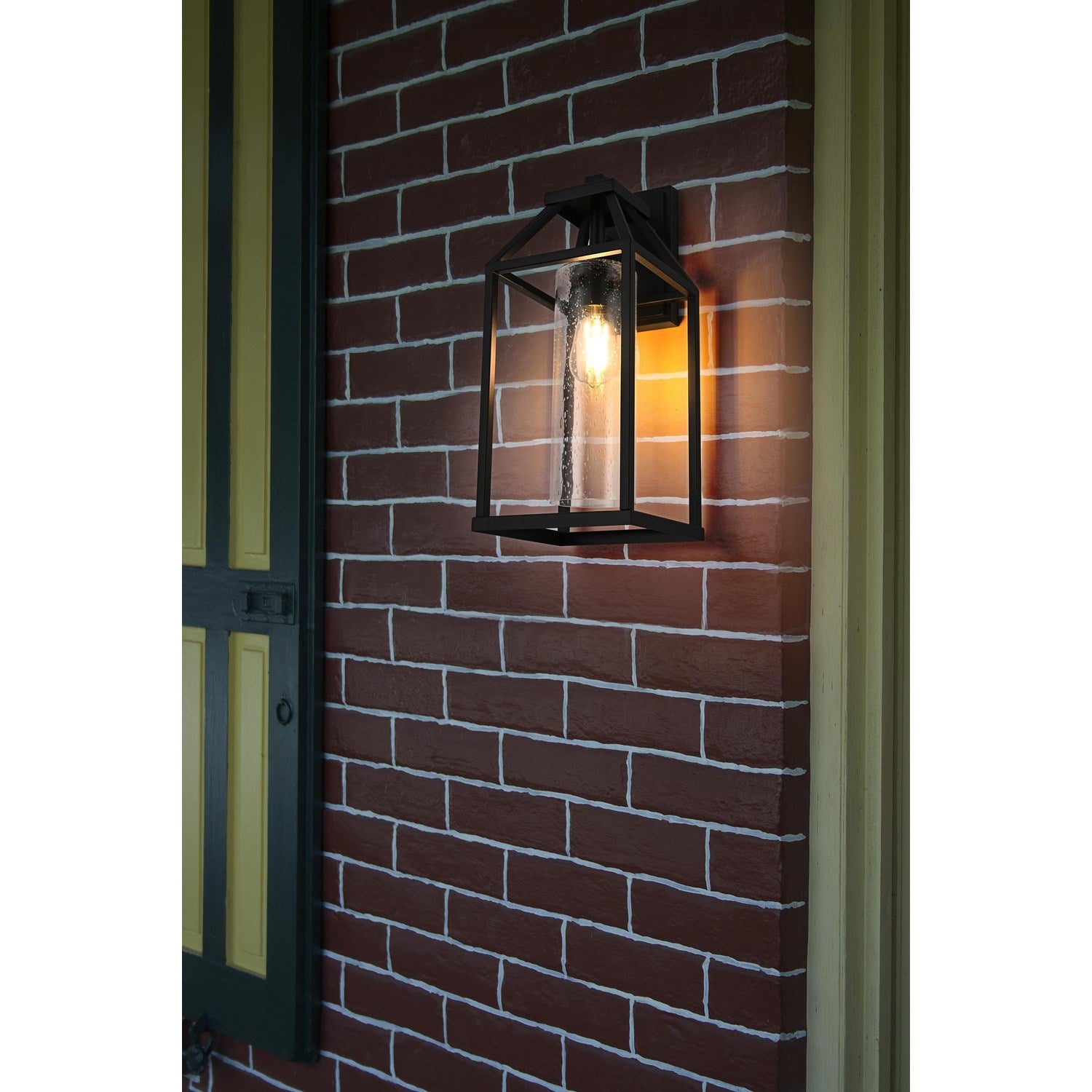 19 Inch Outdoor Wall Sconce In Black