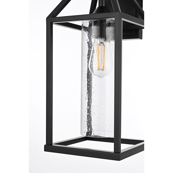 19 Inch Outdoor Wall Sconce In Black