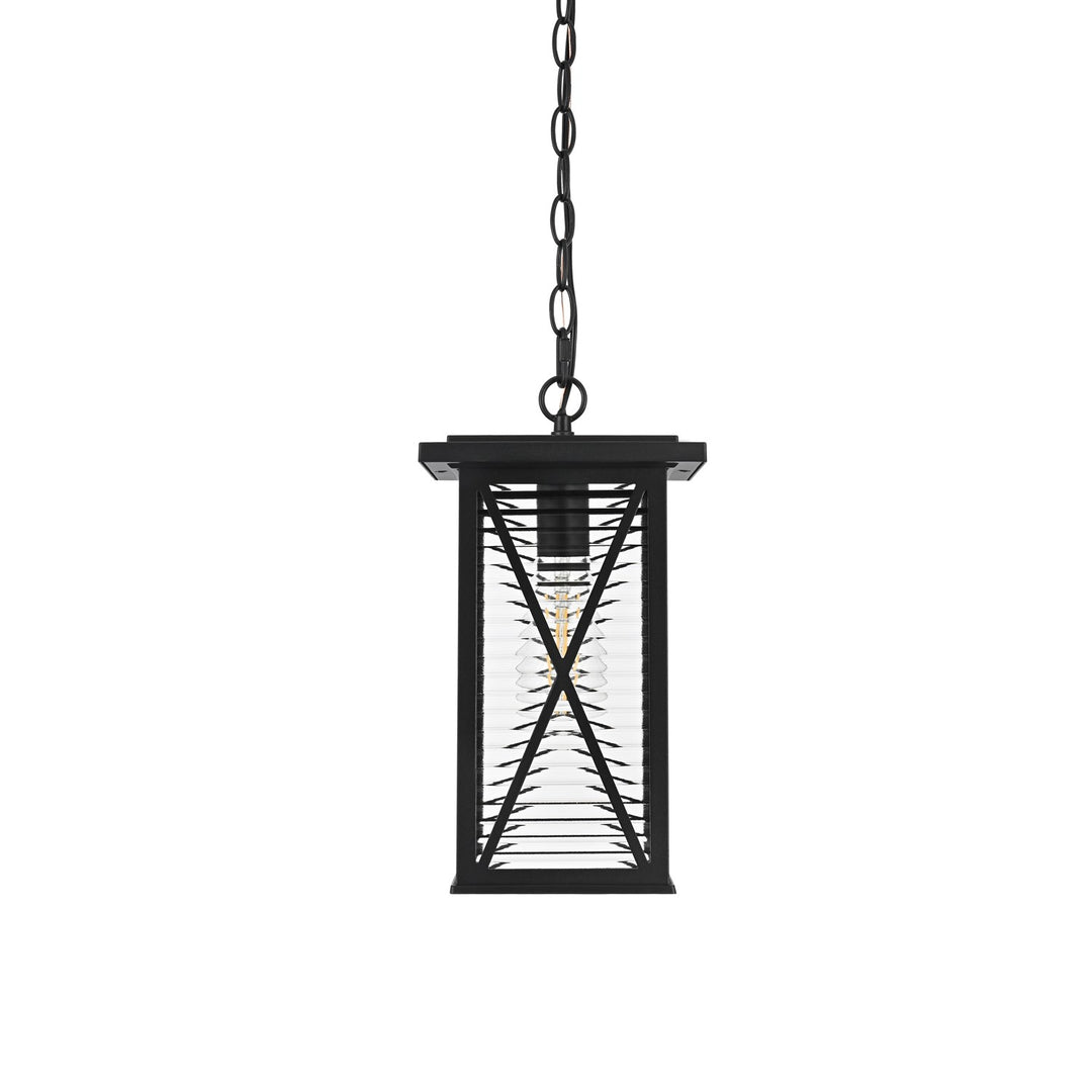 14 Inch Outdoor Pendant In Black