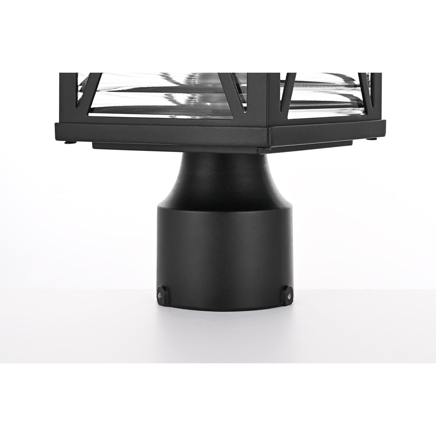 16 Inch Outdoor Post Light In Black
