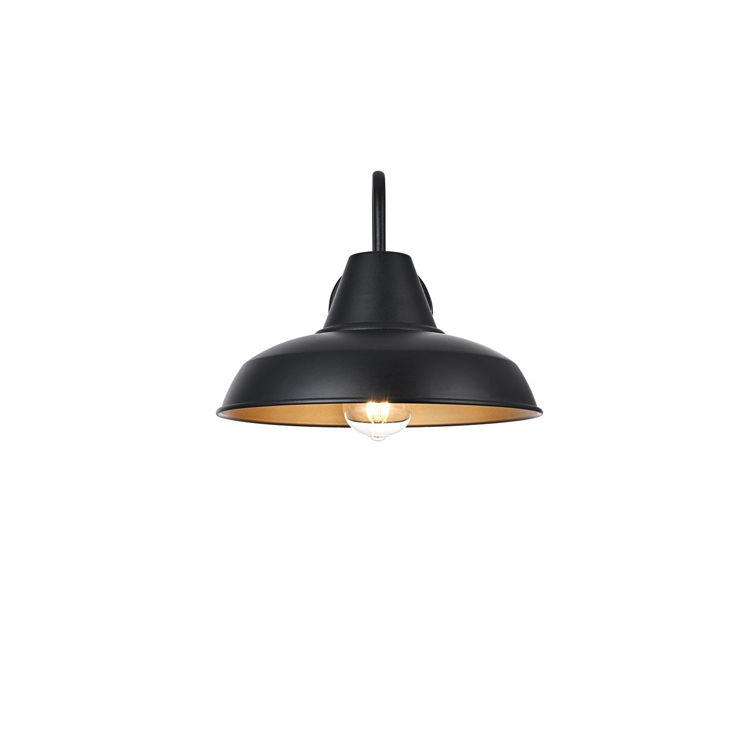15 Inch Outdoor Wall Sconce In Black by Elegant Lighting