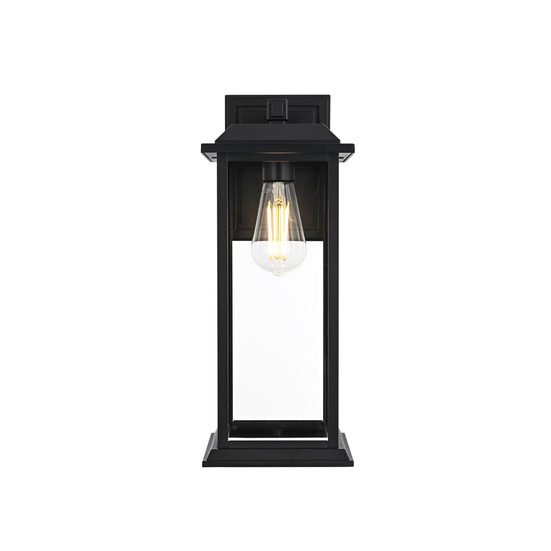 17 Inch Outdoor Wall Sconce In Black by Elegant Lighting