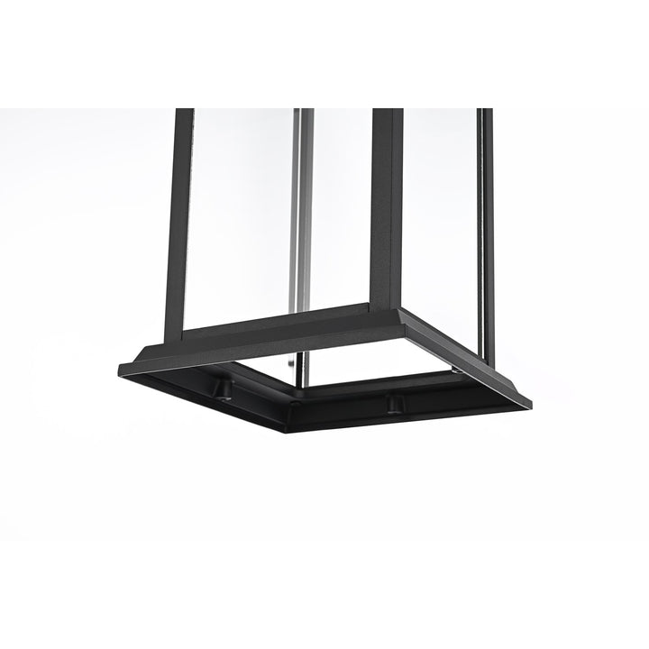 17 Inch Outdoor Wall Sconce In Black