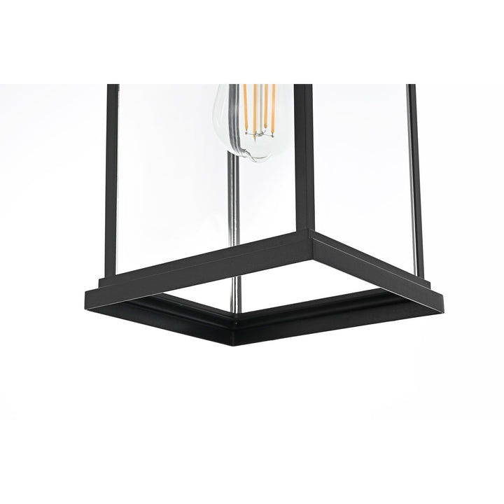 16 Inch Outdoor Wall Sconce In Black