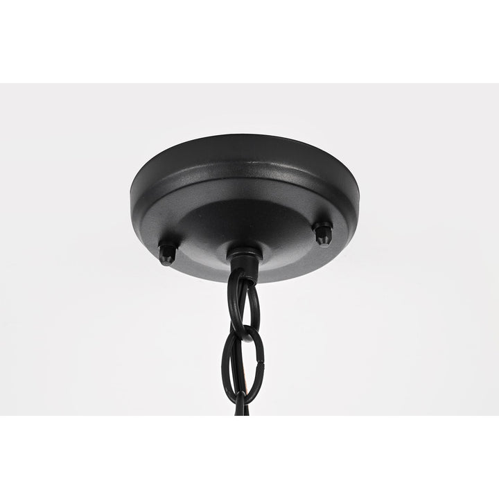 12 Inch Outdoor Pendant In Black
