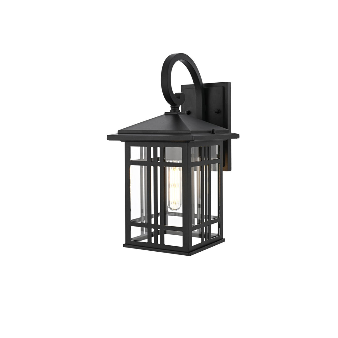 14 Inch Outdoor Wall Sconce In Black