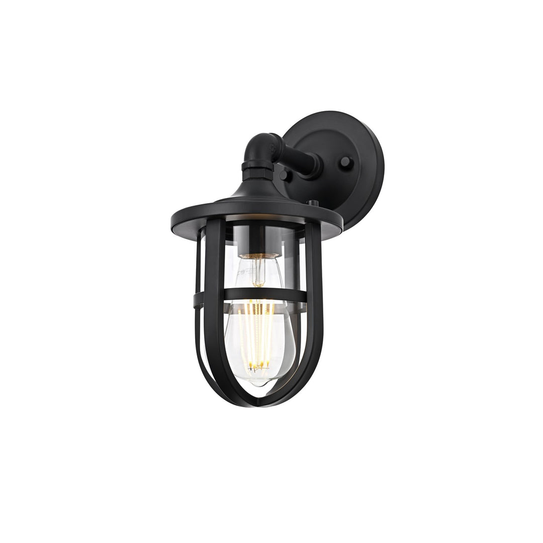 6 Inch Outdoor Wall Sconce In Black