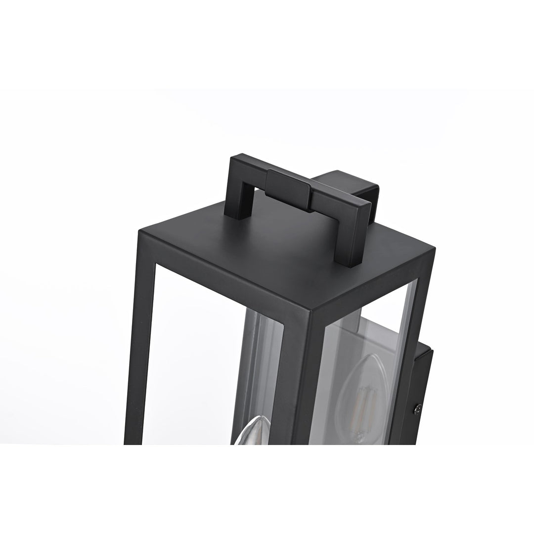 5 Inch Outdoor Wall Sconce In Black