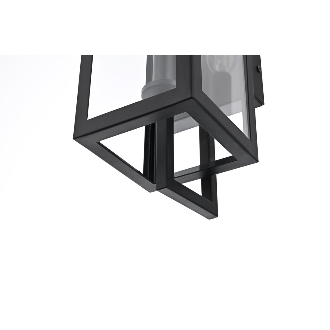 5 Inch Outdoor Wall Sconce In Black