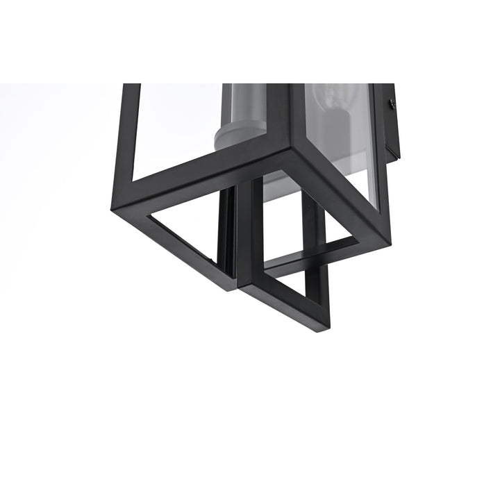 5 Inch Outdoor Wall Sconce In Black