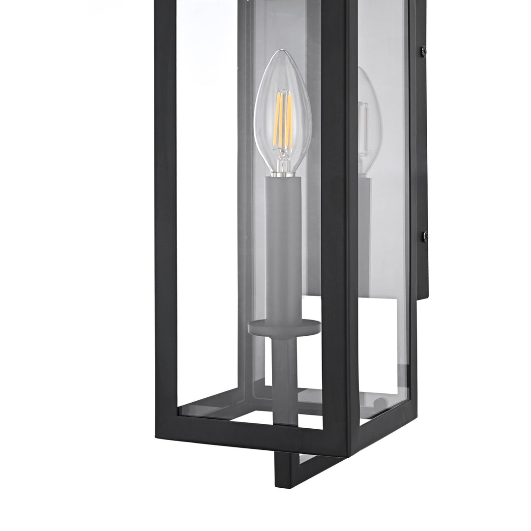 5 Inch Outdoor Wall Sconce In Black