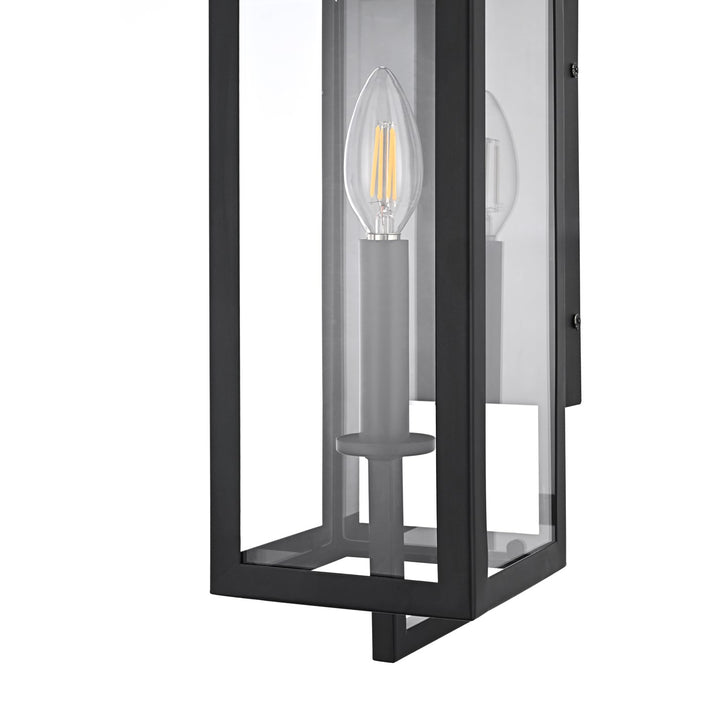 5 Inch Outdoor Wall Sconce In Black
