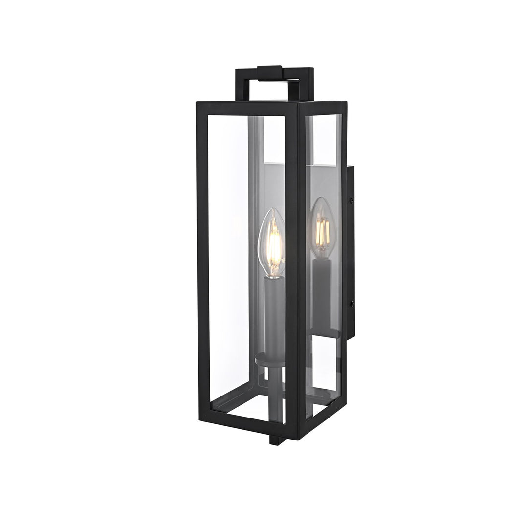 5 Inch Outdoor Wall Sconce In Black