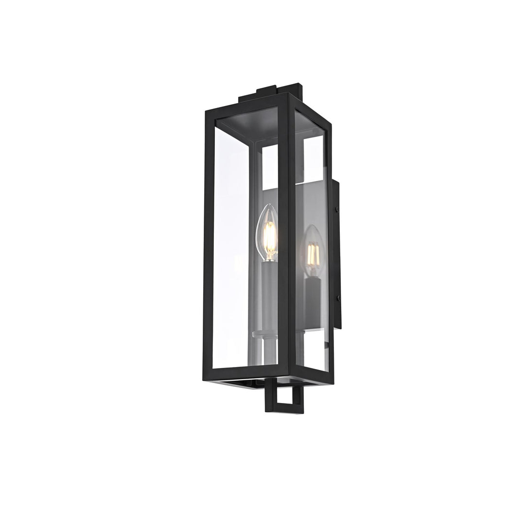 5 Inch Outdoor Wall Sconce In Black
