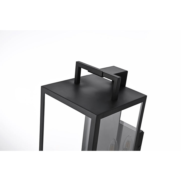 8 Inch Outdoor Wall Sconce In Black