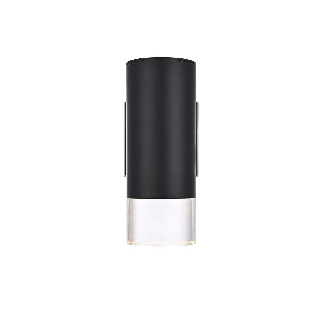 5 Inch Outdoor Wall Sconce In Black by Elegant Lighting