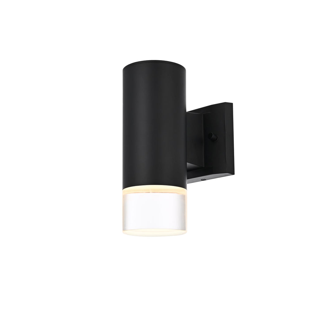 5 Inch Outdoor Wall Sconce In Black